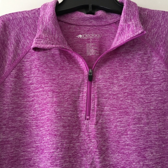 Ideology 3/4 Zip Long Sleeve Workout Top - Picture 4 of 7